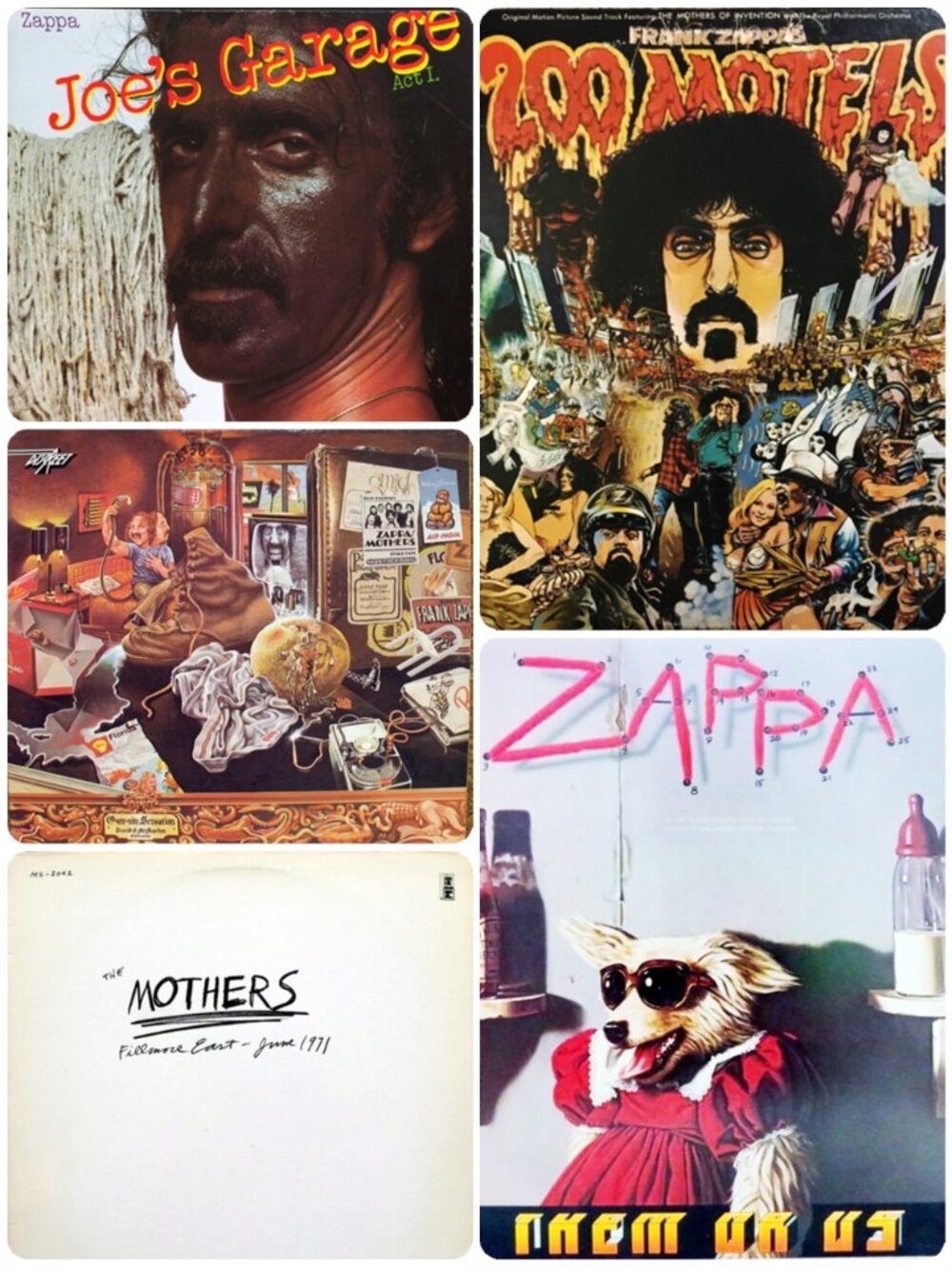FRANK ZAPPA Vinyl Albums